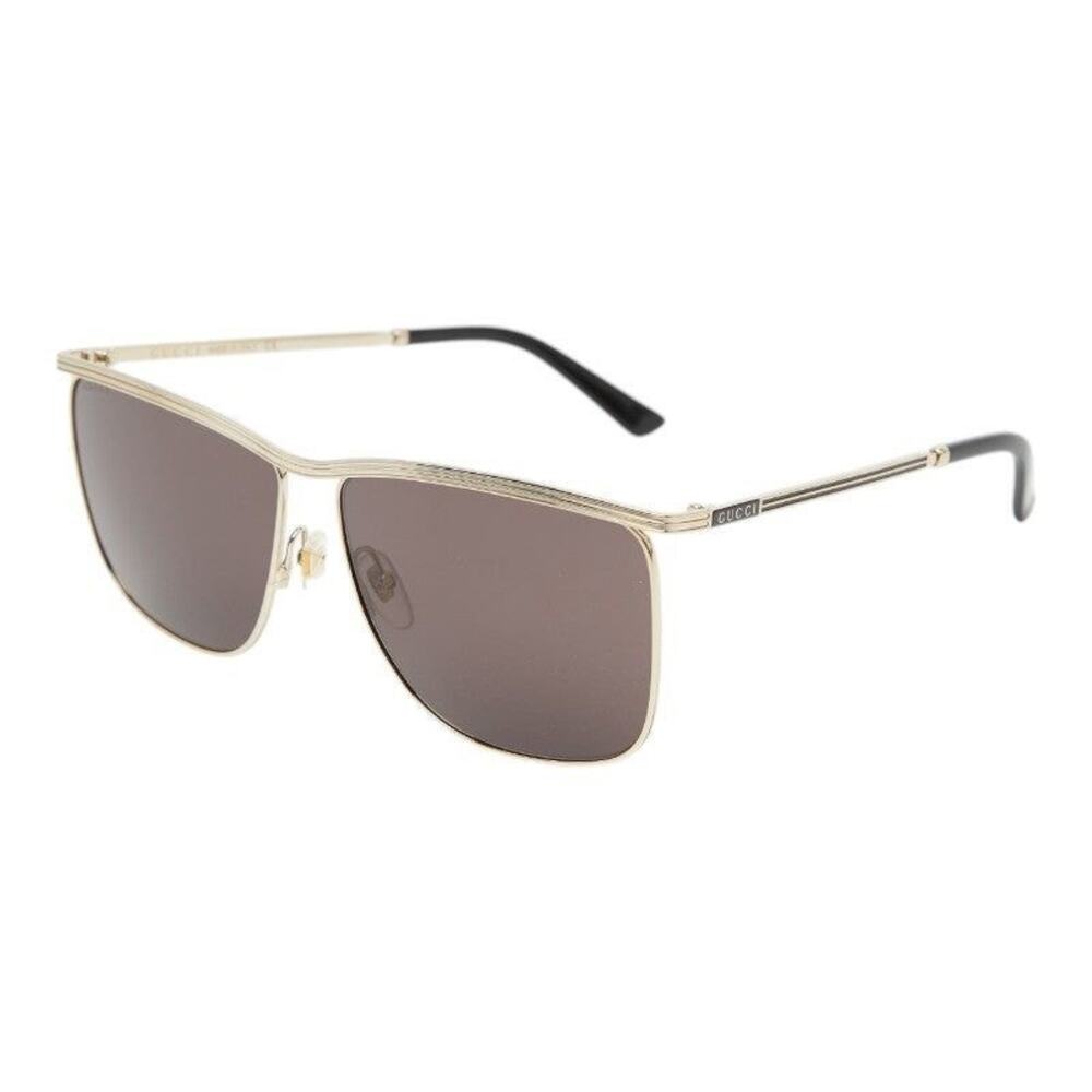 Gucci Square Sunglasses Gold Black